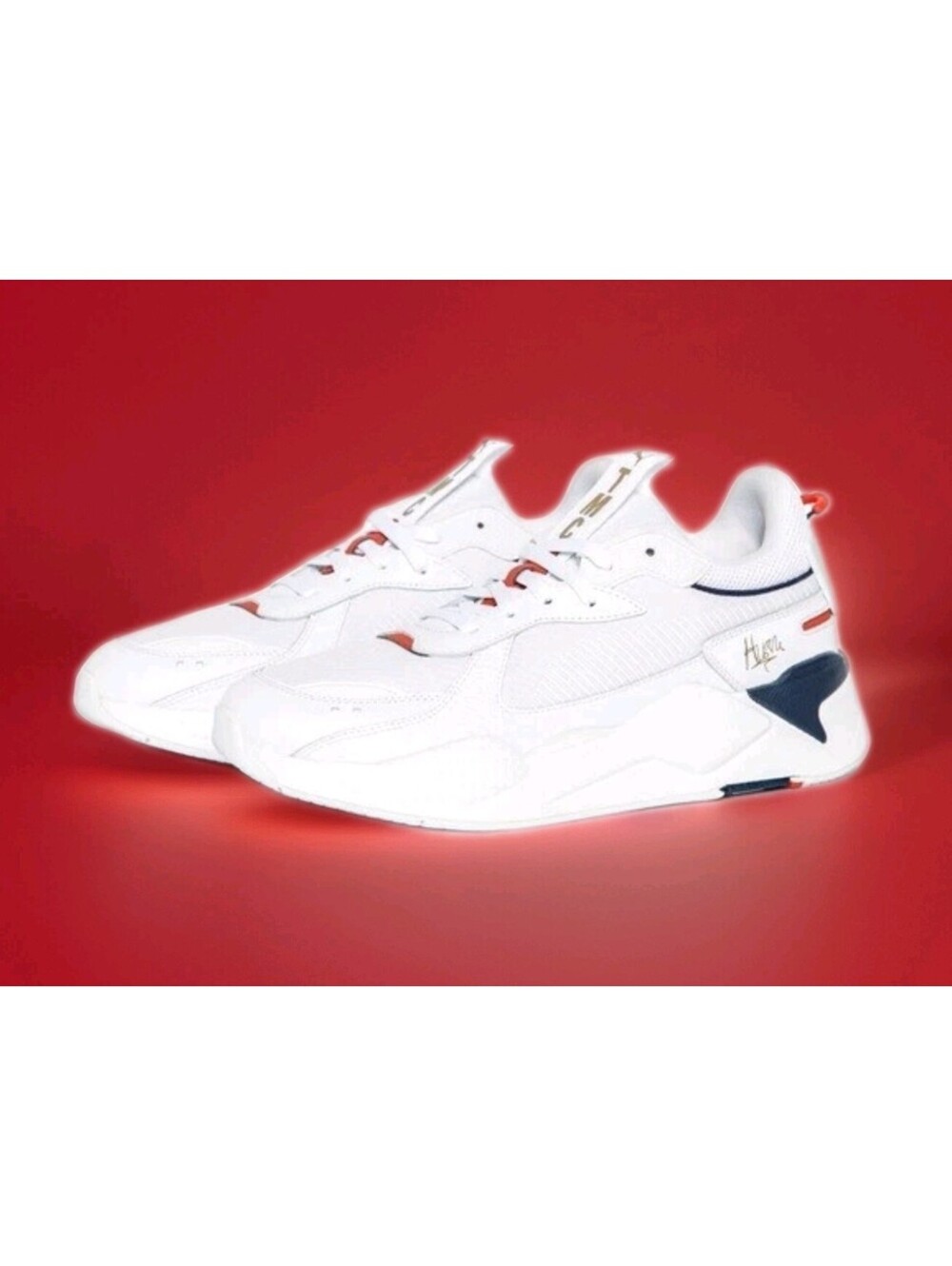 Puma RS-X TMC Running Shoes 40TH ANNIVERSARY Nipsey Mens 12 White Peacoat 387281